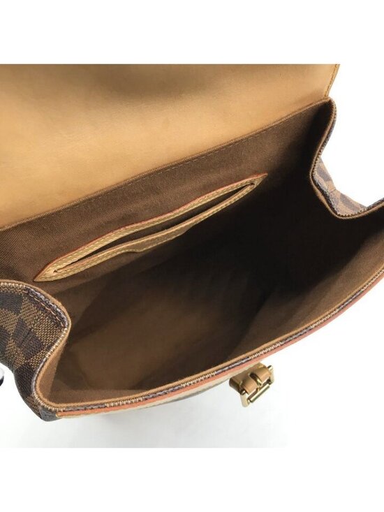 Louis Vuitton Damier Harlequin Leather Backpack Brown